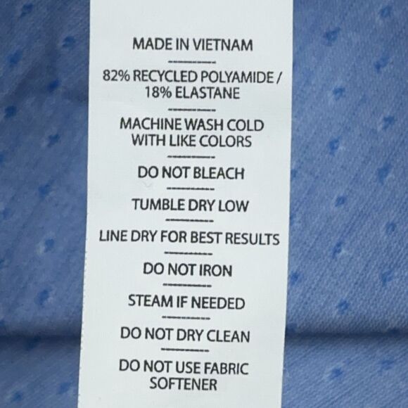 Rhone Shirt Mens M Blue Commuter Italian Fabric Slim Fit Performance Stretch - Picture 6 of 11